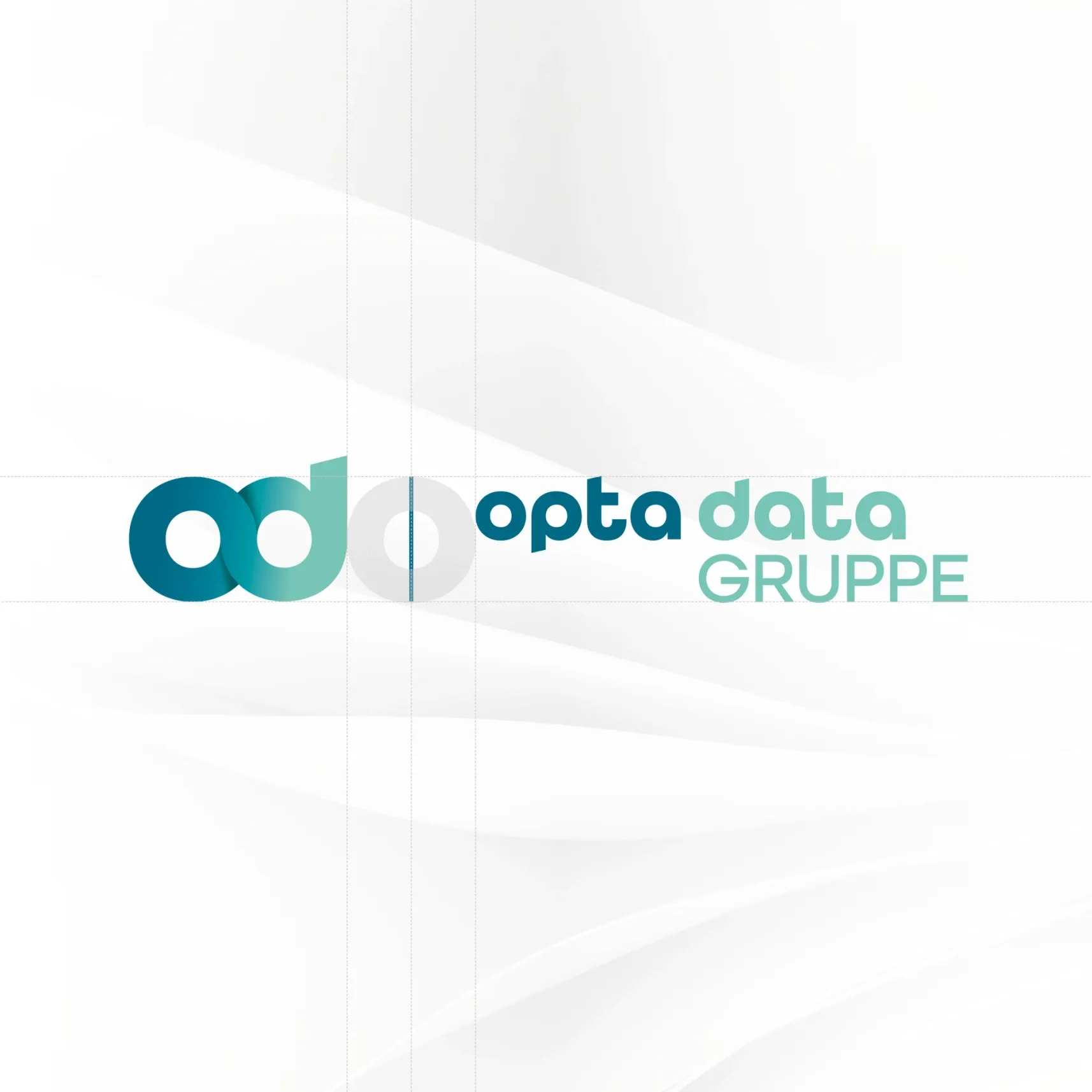 Logo der opta data Gruppe auf hellem Hintergrund